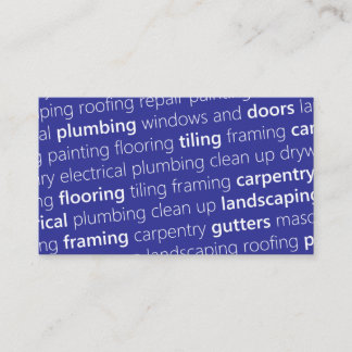 BLUE Get Noticed, Get Work! Business Card