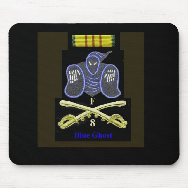 Blue Ghost mouse pad (Front)
