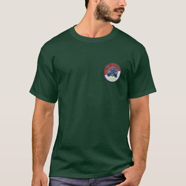 Blue Ghost patch T-Shirt (Front)
