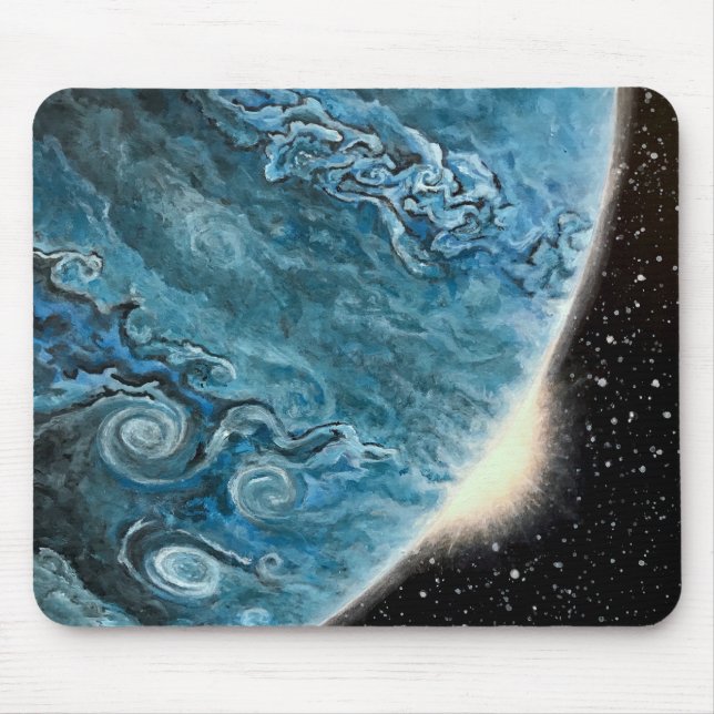 "Blue Giant" Planet Mouse Pad (Front)