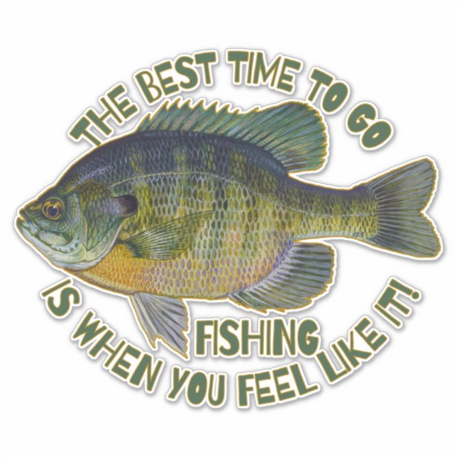 Blue Gill Fish | Fishing Quotes | Father's Day (Front)