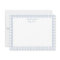 Blue Gingham check Personalised Flat Thank You