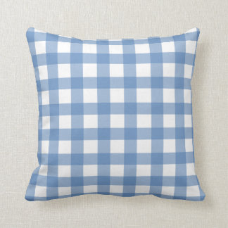 Blue Gingham Cushion