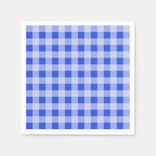 Blue Gingham Napkin (Front)