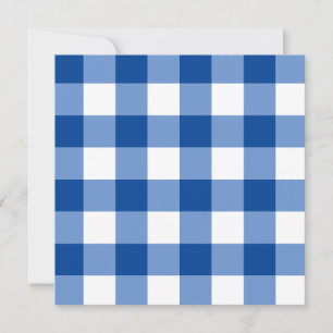 Blue gingham pattern