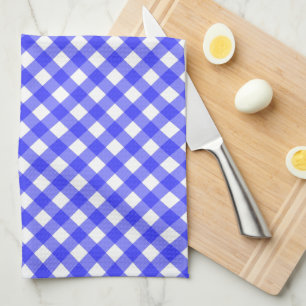 Blue Gingham Tea Towel