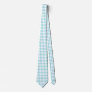 Blue Gingham Tie