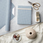 Blue gingham  wrapping paper<br><div class="desc">Blue gingham wrapping paper.</div>