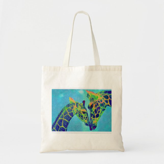 blue giraffes bag (Front)