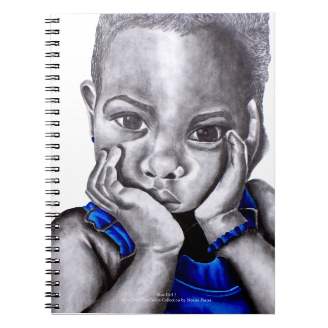 Blue Girl 2 Notebook (Front)