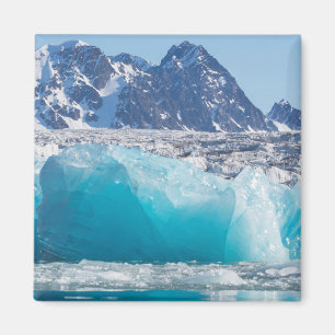 Blue glaceir ice, Norway Magnet