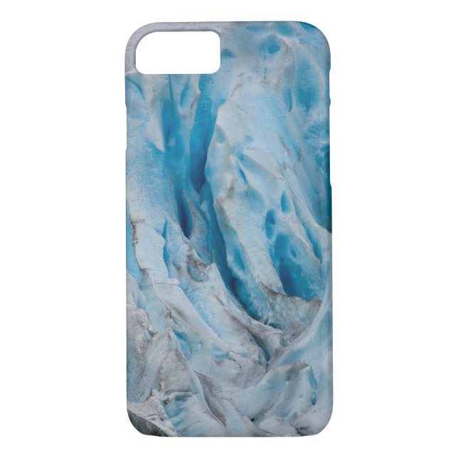 Blue glacier ice iPhone 7 case (Back)