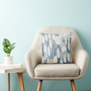 Blue Glacier Ice Pattern Cushion