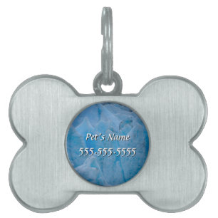 Blue Glacier Pet Tag