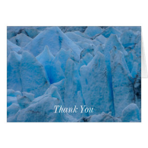Blue Glacier Thank You Card