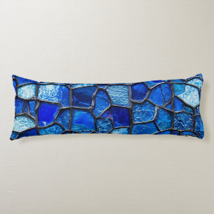 🛏️ Blue Glass Comfort Home Relax Gift 🎁 Body Cushion