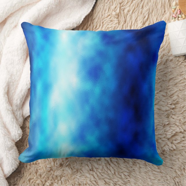 Blue Glass Cushion (Blanket)