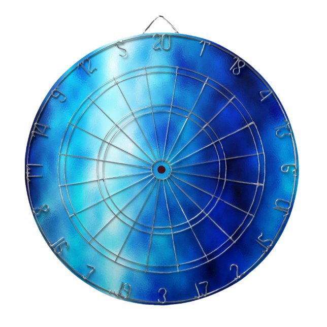 Blue Glass Dartboard (Front)