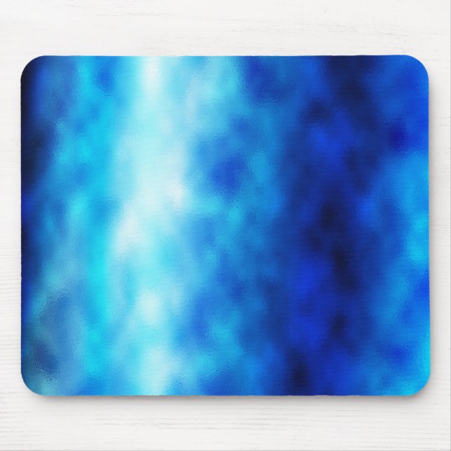 Blue Glass Mouse Mat (Front)