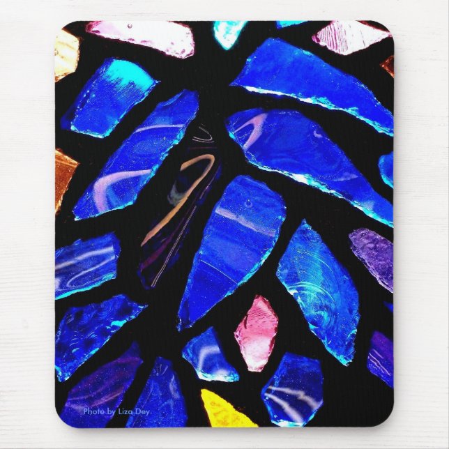 'Blue Glass' Mousepad (Front)