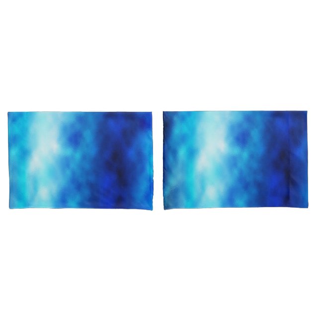 Blue Glass Pillowcase (Front-Set)