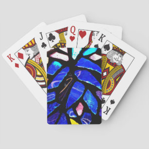'Blue Glass' Playing Cards
