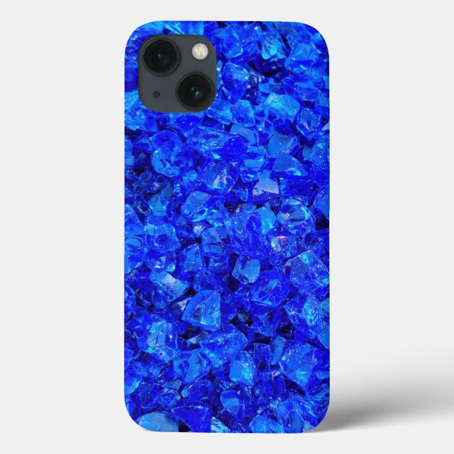 Blue Glass Rocks Case-Mate iPhone Case (Back)
