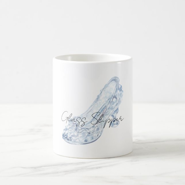 Blue Glass Slipper Coffee Mug (Center)