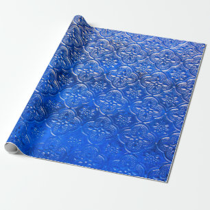 Blue glass with patternspattern, glass, abstract, wrapping paper
