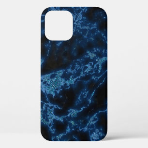 Blue Glitter iPhone 12 Case