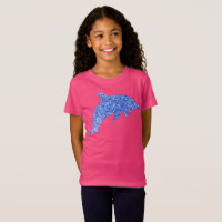 Blue Glitter Dolphin