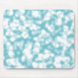 Blue Glitter Personalise Mouse Mat