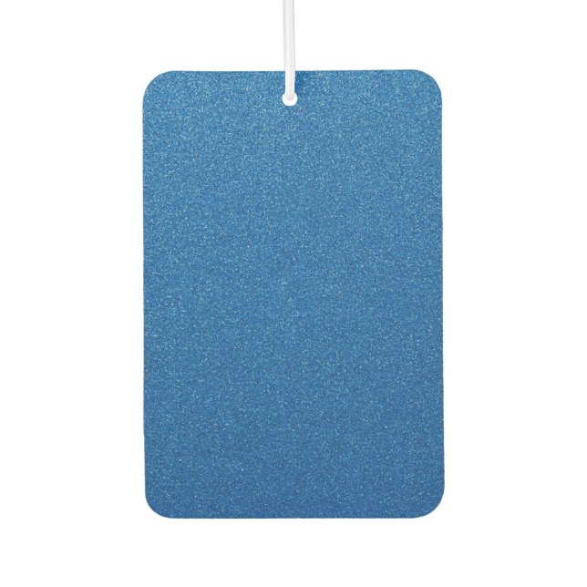 Blue Glitter, Sparkle, Glitter Background Car Air Freshener (Front)