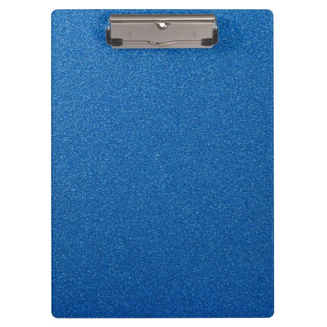 Blue Glitter, Sparkle, Glitter Background Clipboard (Front)