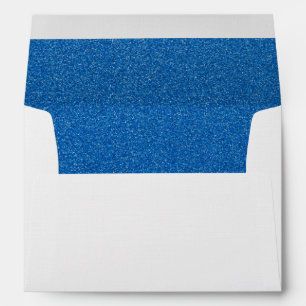 Blue Glitter, Sparkle, Glitter Background Envelope