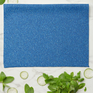 Blue Glitter, Sparkle, Glitter Background Tea Towel