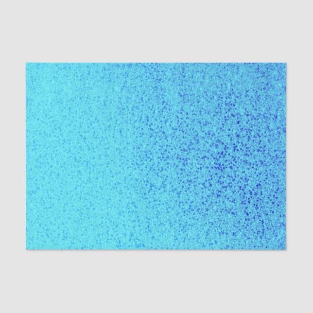 Blue Glitter Sparkle Shiny Shimmer Tissue Paper (Front)