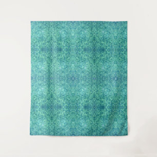 Blue Glitter Tapestry