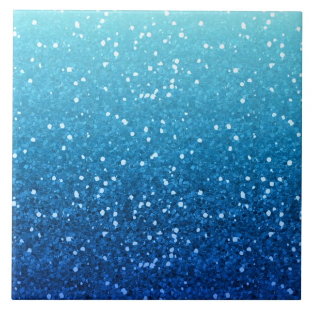 blue glitter tile (Front)