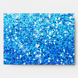 Blue Glitters Sparkles Texture Envelopes
