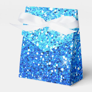 Blue Glitters Sparkles Texture Favour Box