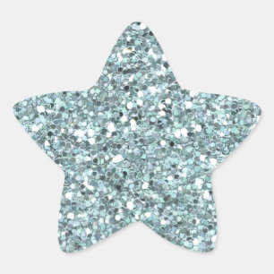 Blue Glitters Sticker