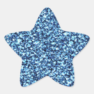 Blue Glitters Sticker