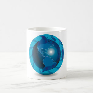 Blue Globe Mug