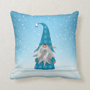 Blue Gnome Cushion