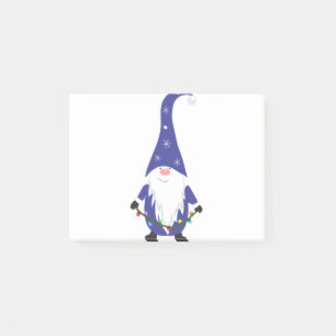 blue gnome post-it notes