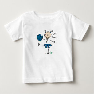 Blue Go Team Cheerleader T-shirts and Gifts