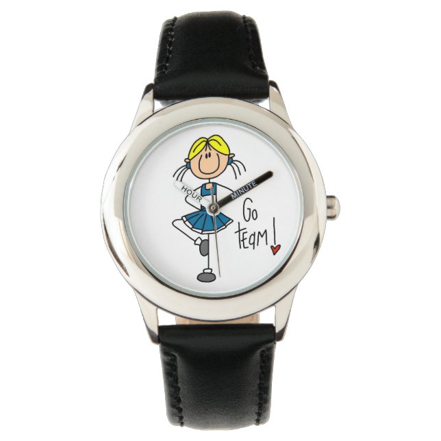 Blue Go Team Cheerleader Watch (Front)