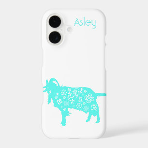 Blue Goat Chinese Zodiac sign personalised case