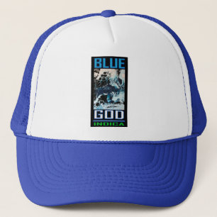BLUE GOD INDICA TRUCKER HAT